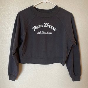 Pure Barre Crop Sweatshirt